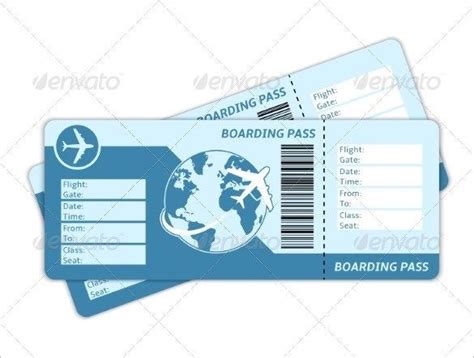 20 Plane Ticket Template Pdf – Simple Template Design