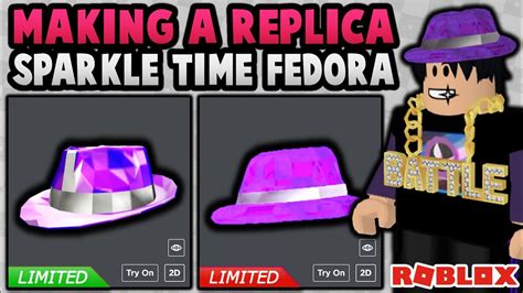 Creating A Fake Sparkle Time Fedora Roblox Youtube