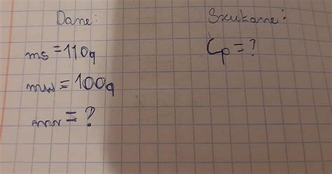 Prosz O Pomoc W Zadaniu Z Chemii Bo Nie Zabardzo Rozumiem Z G Ry