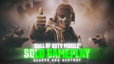 Solo Gameplay Call Of Duty Mobile Search And Destroy Youtube