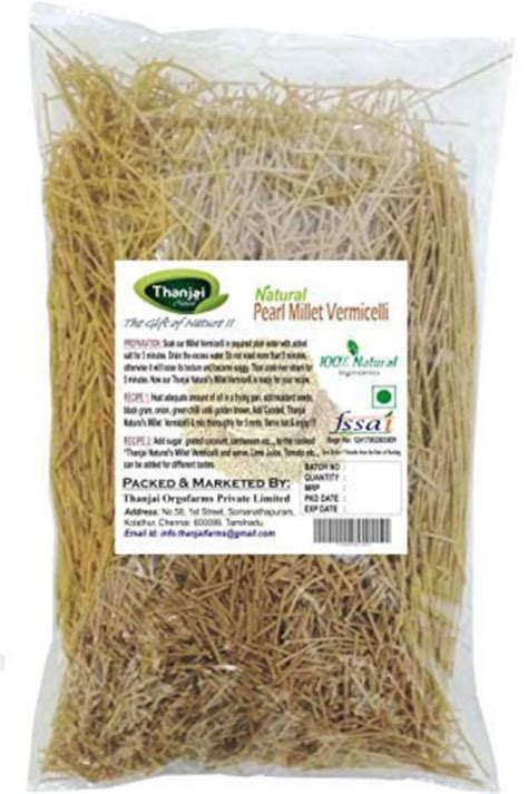 Thanjai Natural Combo Pack Of Natural Vermicelli Corn Millet Foxtail