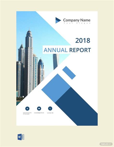 Awesome Annual Report Cover Page Template Free Download How To Write ...