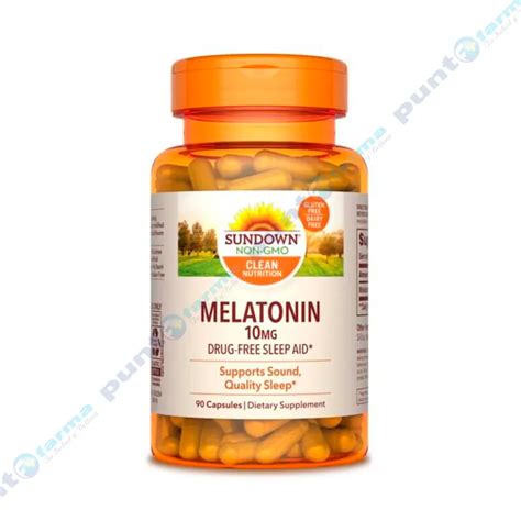 Melatonin Mg Sundown Naturals Cont C Psulas Punto Farma