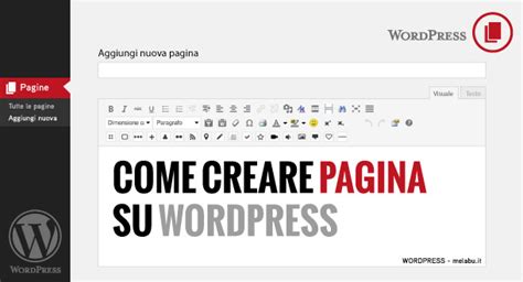 Come Creare Una Pagina Wordpress