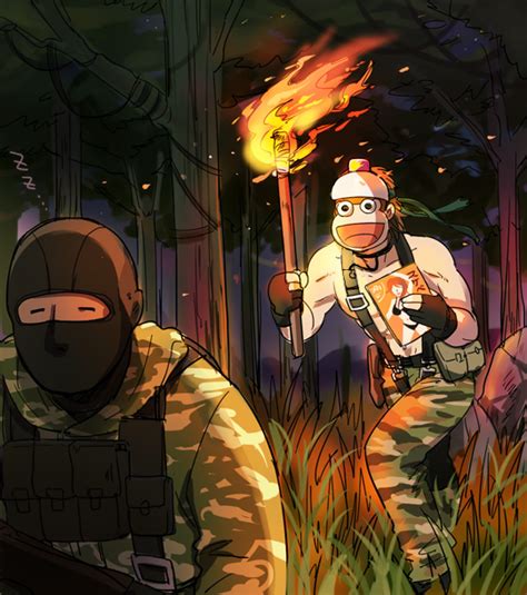 Naked Snake Metal Gear And 2 More Drawn By 50yen Gojiue Danbooru