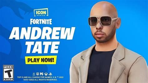 Andrew Tate Fortnite skin art is taking over the internet