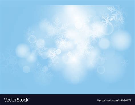 Blue christmas snowflakes background Royalty Free Vector