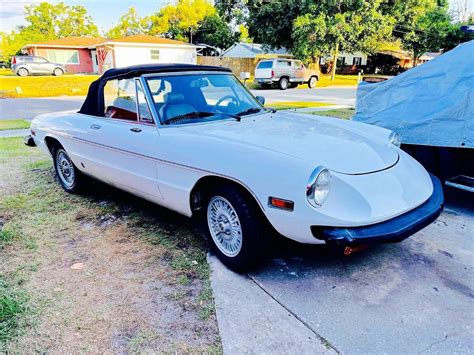 1976 Alfa Romeo Spider 2000cc Veloce 5 Speed Trans New Battery Tires