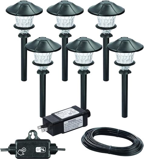 Sterno Home Gl33966bk Low Voltage Cast Aluminum 03w Path Kit 6 Pack Paradise Outdoor 10 Led