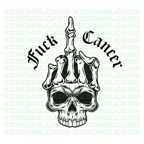 Fuck Cancer Svg Etsy