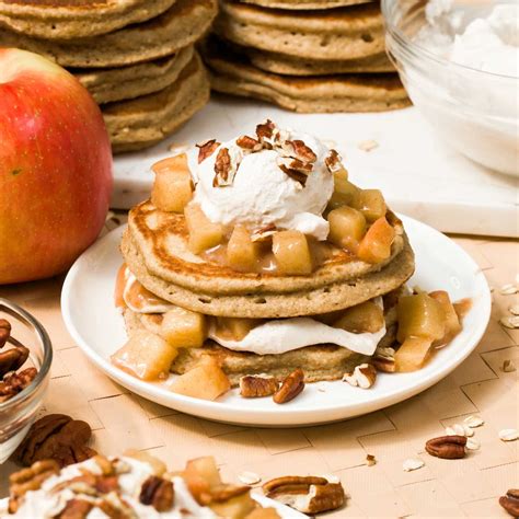 Best Healthy Gluten Free Apple Cinnamon Pancakes Recipe