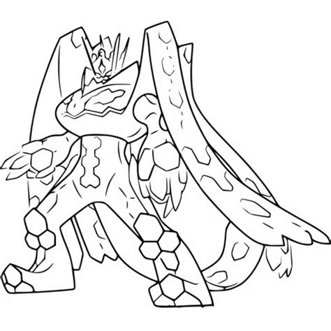 Coloriages Pokémon Zygarde Parfait Pokémon commencant par Z