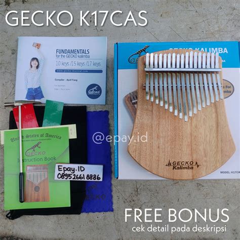 Gecko Kalimba K Cas Plate Series Camphorwood Kalimba Mbira Musik