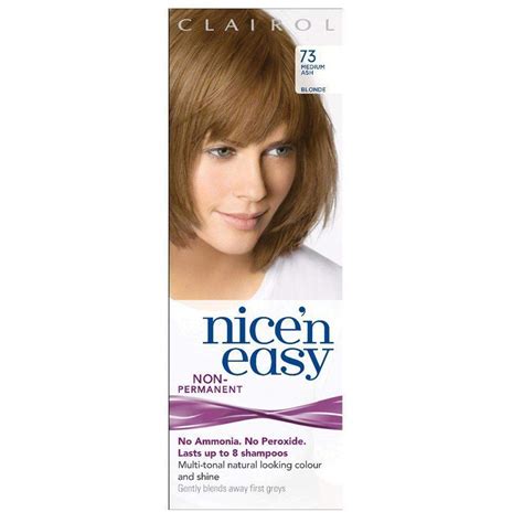 Buy Clairol Nice N Easy 73 Medium Ash Blonde Non Permanent Hair Colour