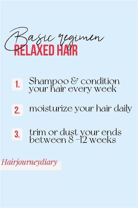 Have A Hair Regimen To Keep Your Relaxed Hair Healthy Eemsdiary