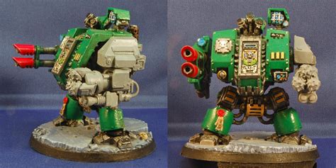 Dreadnought Mantis Warriors Space Marines Warhammer 40 000 Work In