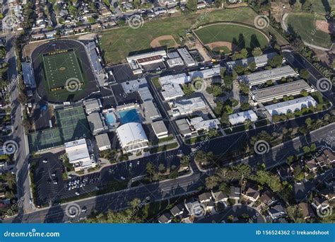 Newbury Park High School Aerial Editorial Photography - Image of california, ventura: 156524362