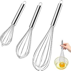 3 Pezzi Frusta Da Cucina Frustino In Acciaio Inox Frusta A Mano Piccola