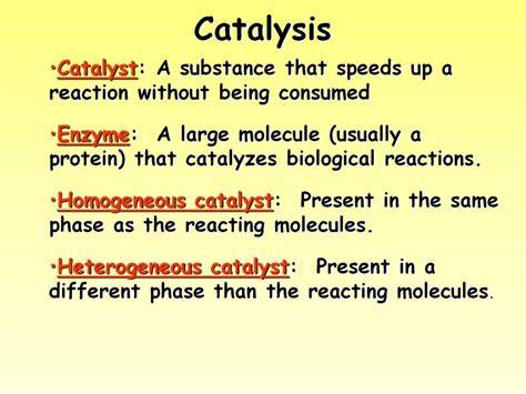 PPT - Catalysis PowerPoint Presentation, free download - ID:2824547