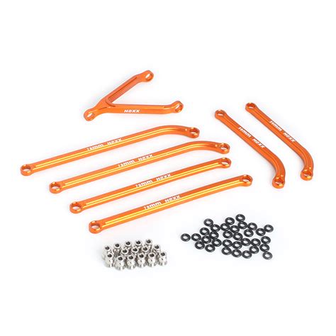 Nx 323 O Nexx Racing High Clearance Aluminum Chassis Links Set For Axial Scx24 Jeep Gladiator