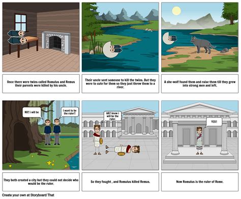 Romulus And Remus Storyboard By Luisamelendez