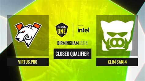 Dota Virtus Pro Vs Klim Sani Game Esl One Birmingham