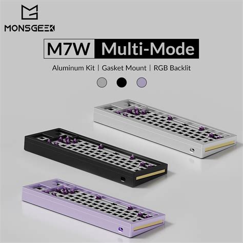 MonsGeek M7W RGB Hot Swappable Wireless Mechanical Keyboard DIY Kit With Gasket Mount Structure