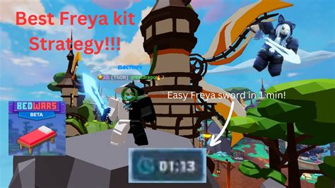 BEST STRATEGY With Freya Kit In Squads Roblox Bedwars YouTube