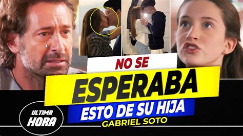 Gabriel Soto puso el grito en el cielo su hija Elisa ya tendría un