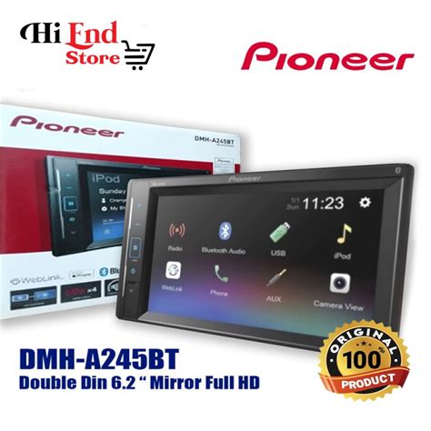 Jual Pioneer Head Unit Dmh A Bt Double Din Mirror Fullhd Shopee