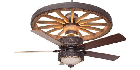 Copper Canyon Cheyenne Wagon Wheel Ceiling Fan