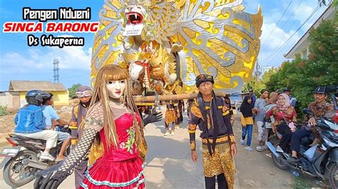 PENGEN NDUENI ARAK ARAKAN SINGA BARONG DI DS SUKAPERNA YouTube