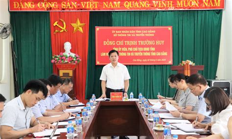 Vice Chairman Of The Provincial People S Committee Trinh Truong Huy