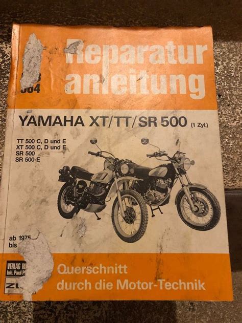 Yamaha XT 500 Reparatur Anleitung Acheter Sur Ricardo