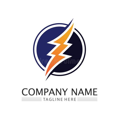 Flash Electric Logo Vector Icon Illustration Design Template Bolt