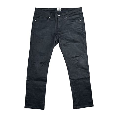Naked Famous Denim Skinny Guy Black Power Stretch J Gem