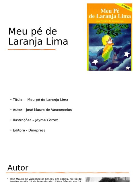 Meu Pé De Laranja Lima Epub - Meu Pé de Laranja Lima - Trabalho Port | PDF