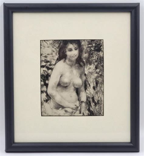 Sold Price FRENCH PIERRE AUGUSTE RENOIR 1841 1919 GRAVURE AFTER