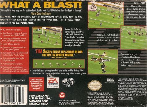 Fifa International Soccer Box Cover Art Mobygames