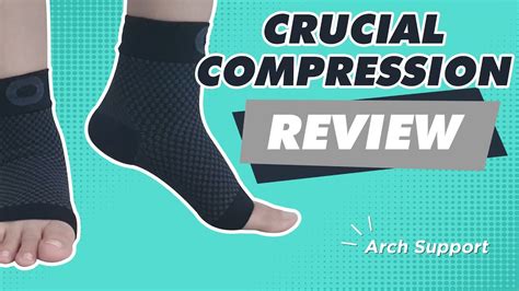 Crucial Compression Sleeve Best Socks For Plantar Fasciitis Youtube