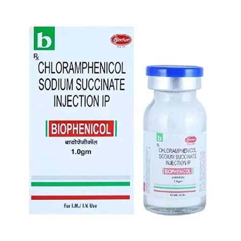 Chloramphenicol Sodium Injection 1g Powder