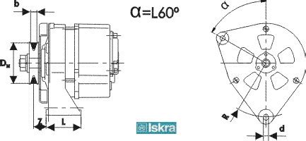 ISKRA Lichtmaschine Traktor für Renault Traktor Typen