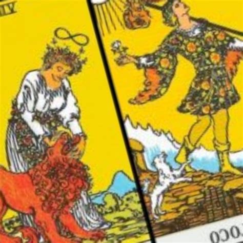 Las Combinaciones Del Tarot Marsella Y Rider El Loco Y La Sacerdotisa