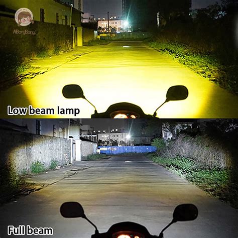 Abongbang Led Motorcycle Headlight Bulbs H H Ba D V Projector