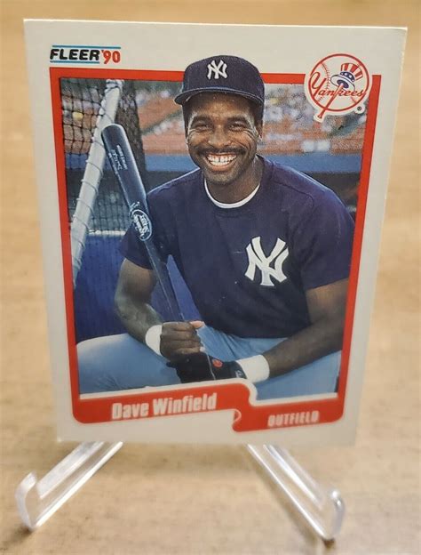 Fleer Dave Winfield Baseball Card New York Yankees Ebay