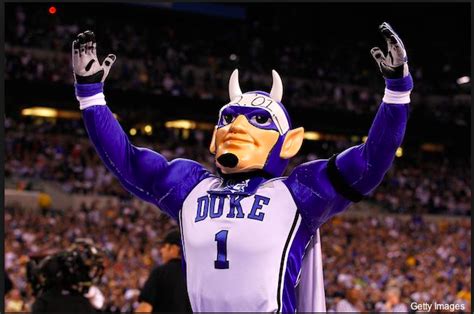 Duke Mascot Basketball Duk