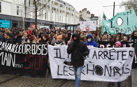 Nantes Au moins 12 000 manifestants ont défilé en centre ville