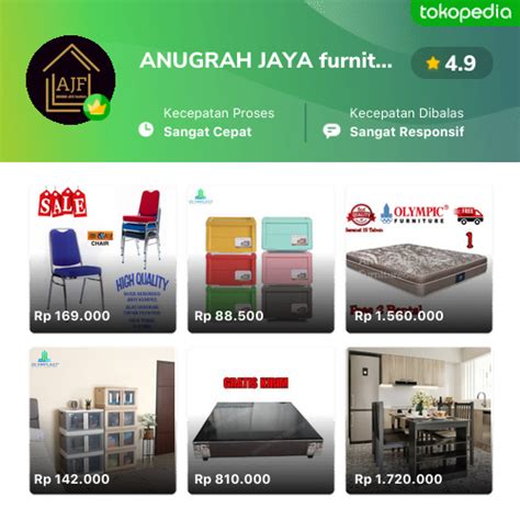 Toko ANUGRAH JAYA Furniture88 Online Produk Lengkap Harga Terbaik