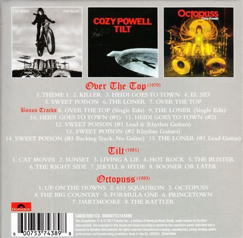 Cozy Powell The Polydor Years 3 Cd Cozy Powell Cd Album