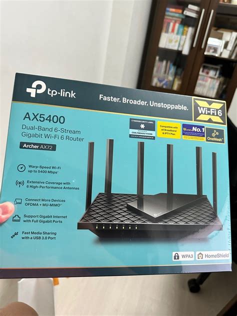TP Link AX5400 Archer AX72, Computers & Tech, Parts & Accessories ...